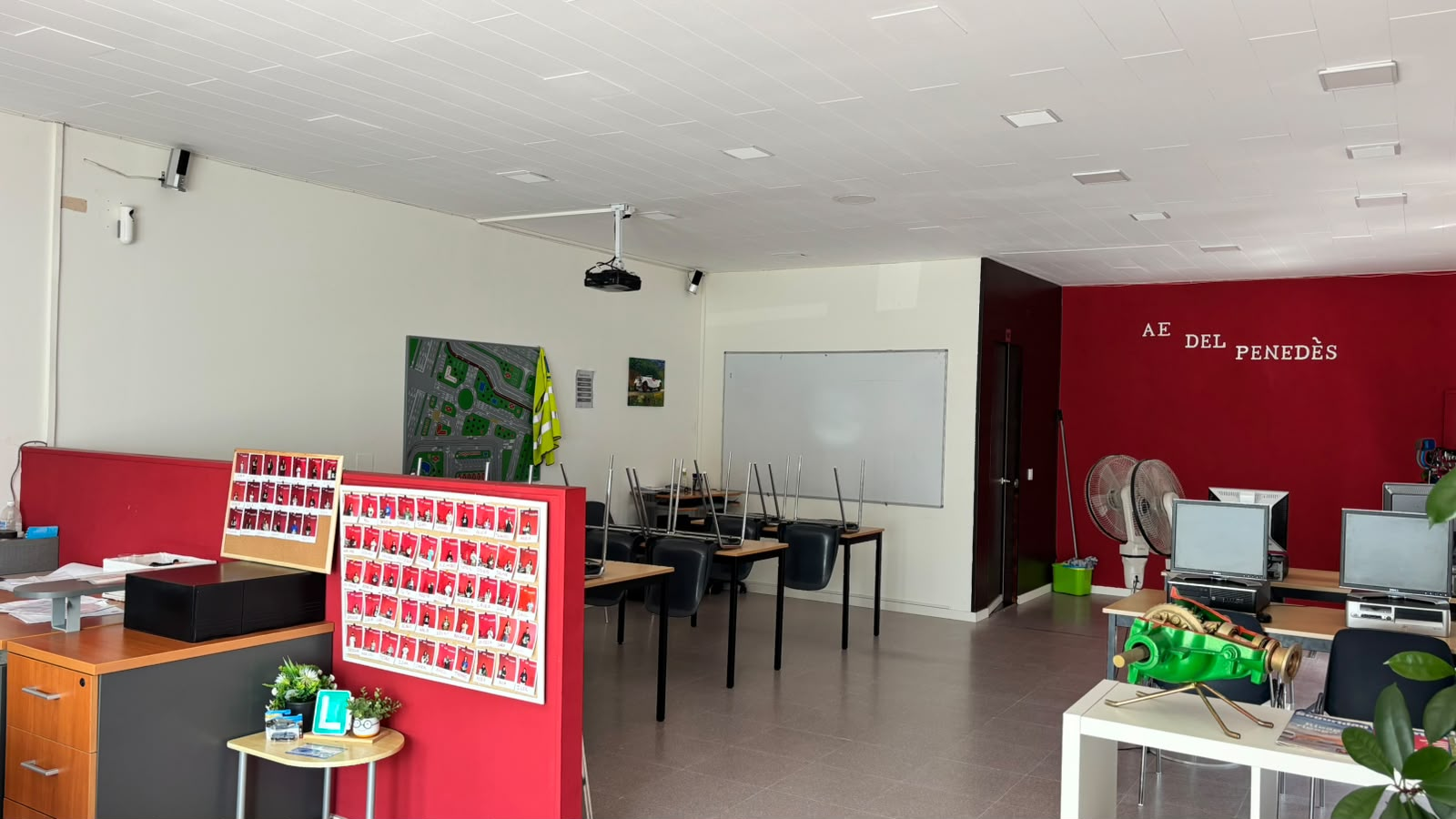 Zona de recepció del centre de Cunit