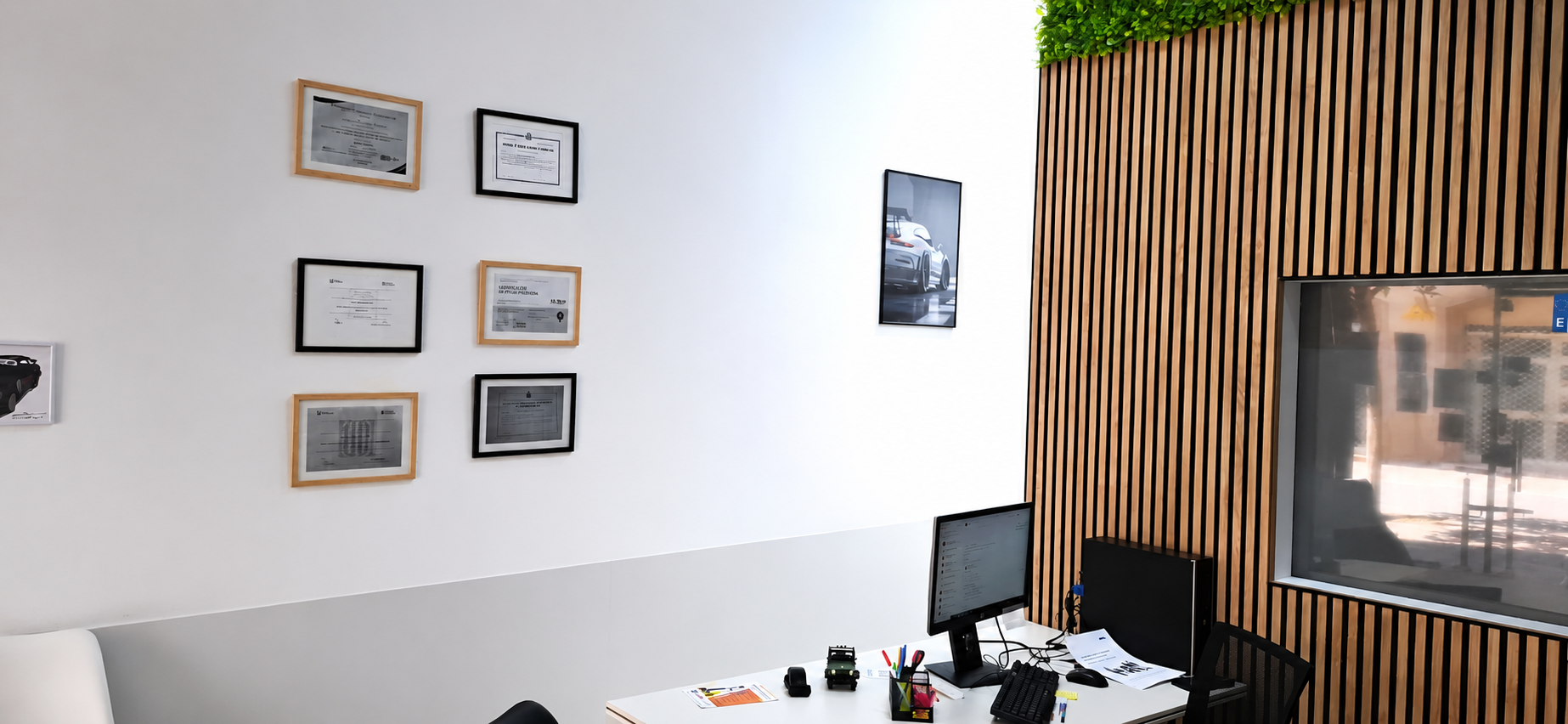 Zona de recepció del centre