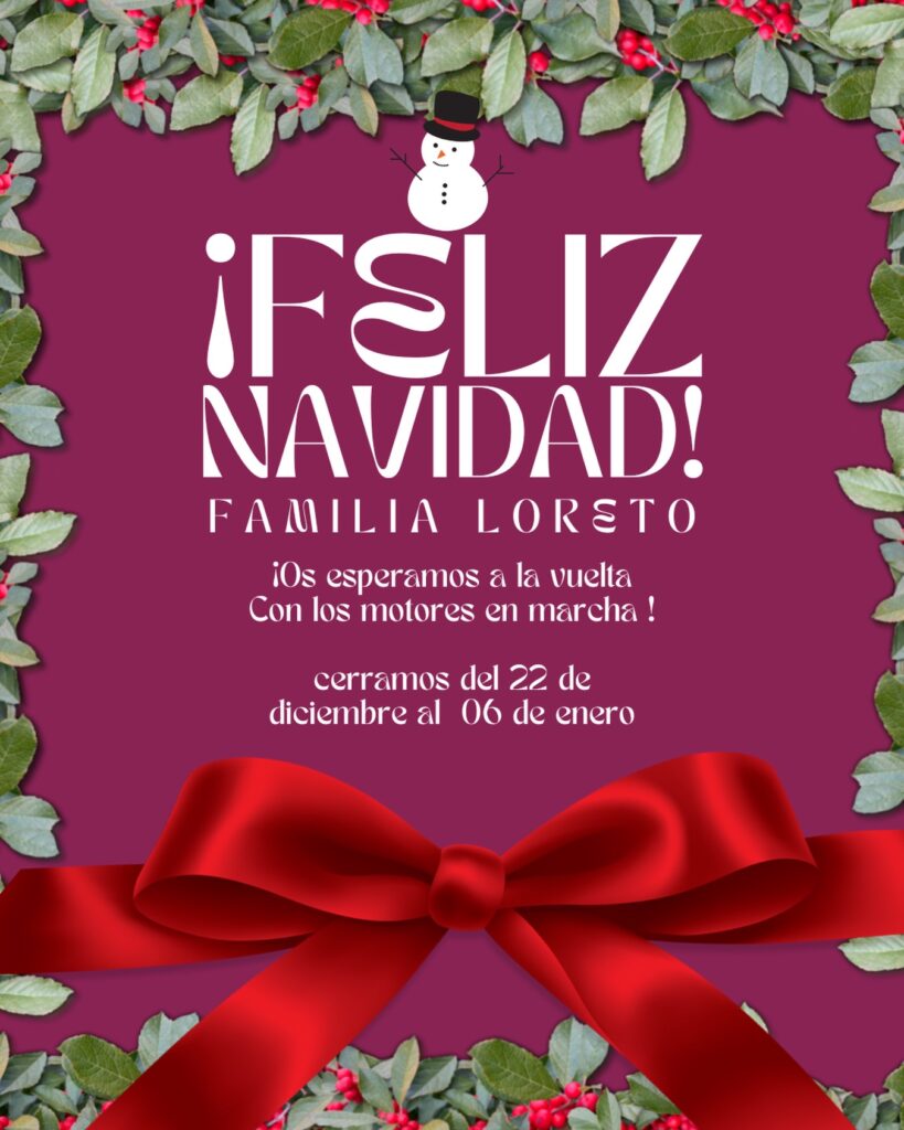 ✨🎄 Felices Fiestas 🎄✨
Desde Autoescola Loreto queremos daros las gracias por confiar en nosotros un año más.
Gracias a cada alumno y alumna por vuestro esfuerzo, vuestras ganas y por formar parte de nuestra familia sobre ruedas 🚘💨
Os deseamos unas fiestas llenas de alegría, descanso y buenos momentos, y un Año Nuevo cargado de metas cumplidas… y muchos aprobados 📝✅
¡Seguimos a vuestro lado para acompañaros en cada kilómetro del camino!
🎁🎉 Felices Fiestas y próspero Año Nuevo 🎉🎁
— Autoescola Loreto ❤️